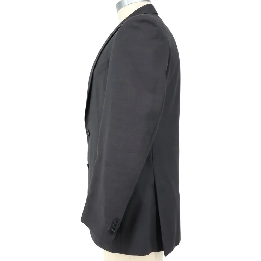 Kenneth Cole Sport Coat Mens 42R Dark Gray Wool Jacket Lined Blazer Preppy